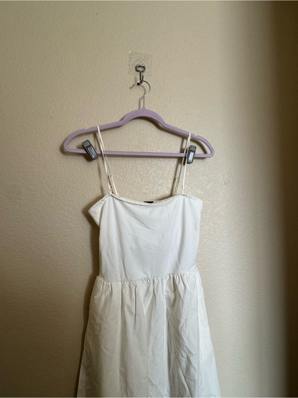 Gap Mixed Media Midi Dress Sz Small White NEW strapless poplin summer cotton - Picture 3 of 8
